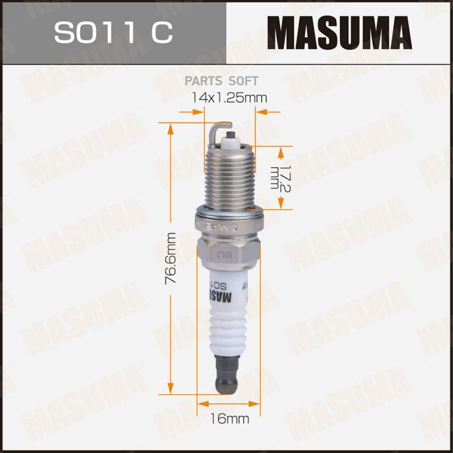 

Свеча зажигания MASUMA S011C 1шт