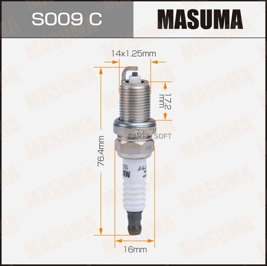 

Свеча зажигания MASUMA S009C 1шт