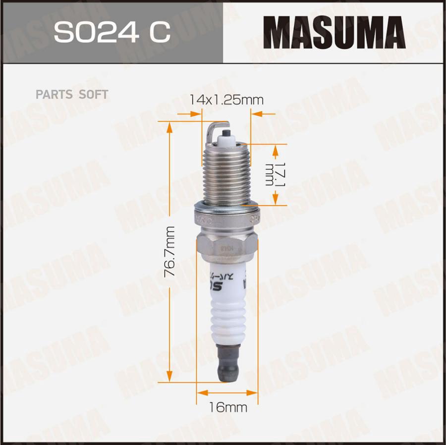 

Свеча зажигания MASUMA S024C 1шт