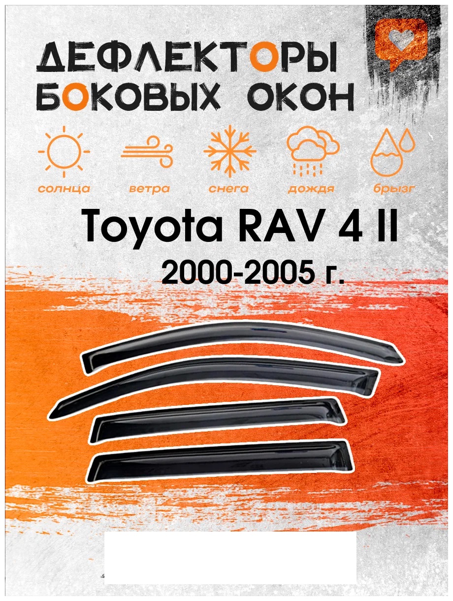 

Дефлектор двери (ветровики) на Toyota RAV 4 II (2000-2005), Anv_rav4_00