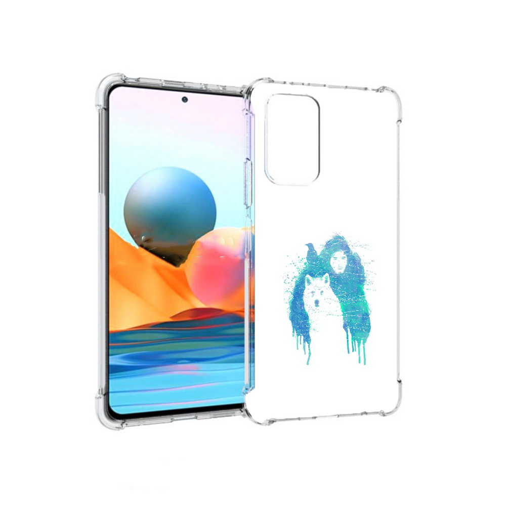 Чехол MyPads Tocco для Xiaomi Redmi Note 10 Pro джон сноу (PT158414.284.323)