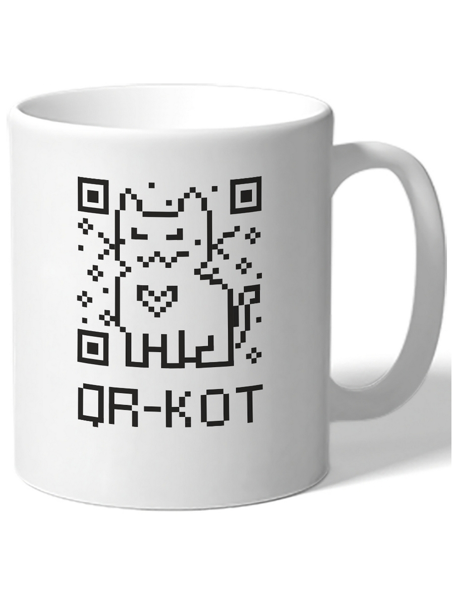 фото Кружка drabs qr кот