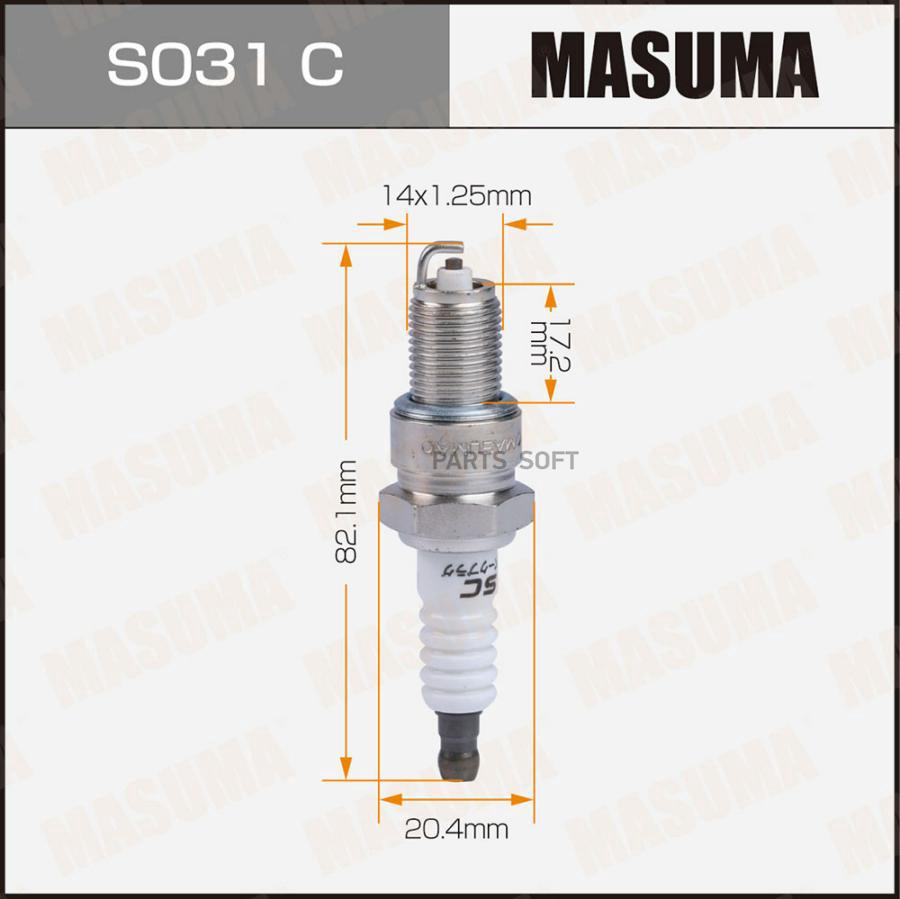 

Свеча зажигания MASUMA S031C 1шт