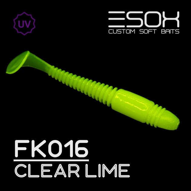 

Виброхвост Esox TIGA 63 мм. FK016 уп.=8 шт., Зеленый