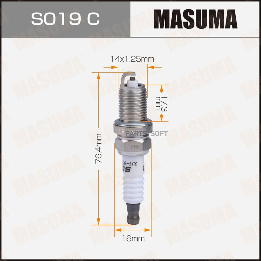 

Свеча зажигания MASUMA S019C 1шт
