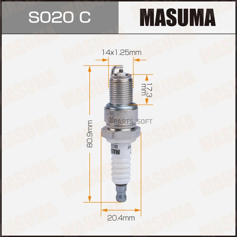 

Свеча зажигания MASUMA S020C 1шт