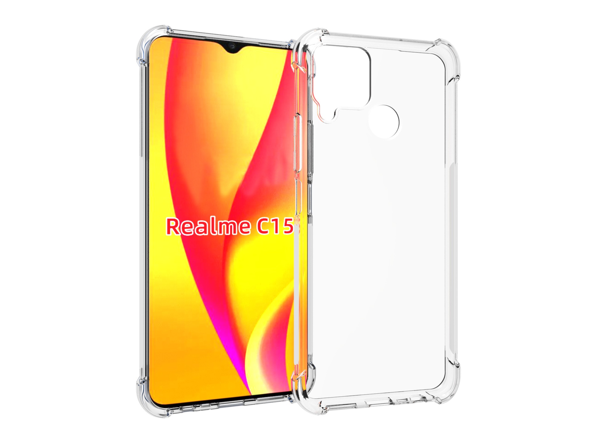 

Чехол MyPads для Realme C15 Transparent (152825), Прозрачный, Realme C15