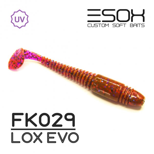 

Виброхвост Esox TIGA 74 мм. FK029 уп.=7 шт., Оранжевый;розовый