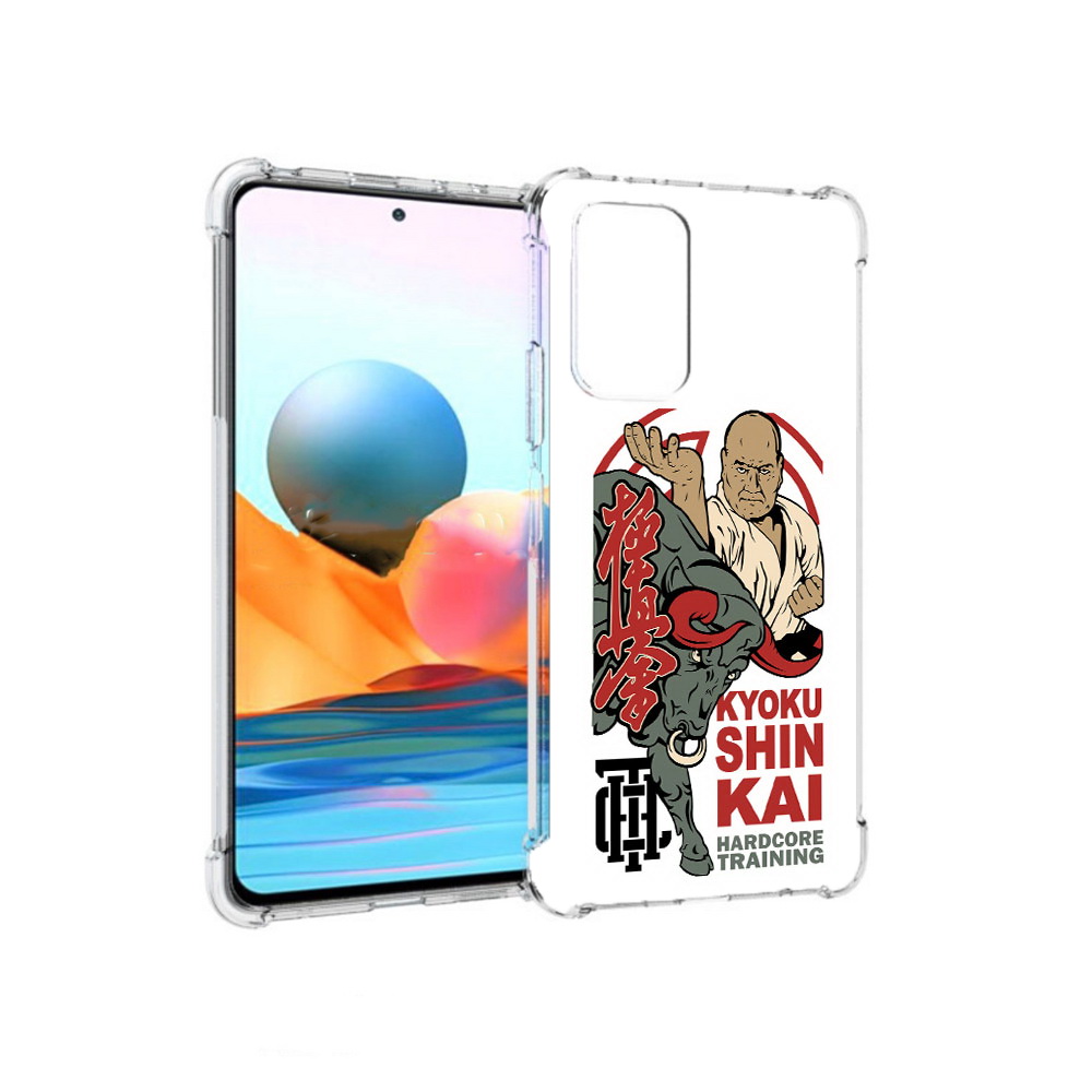 Чехол MyPads Tocco для Xiaomi Redmi Note 10 Pro единоборства рисунок (PT158414.284.343)