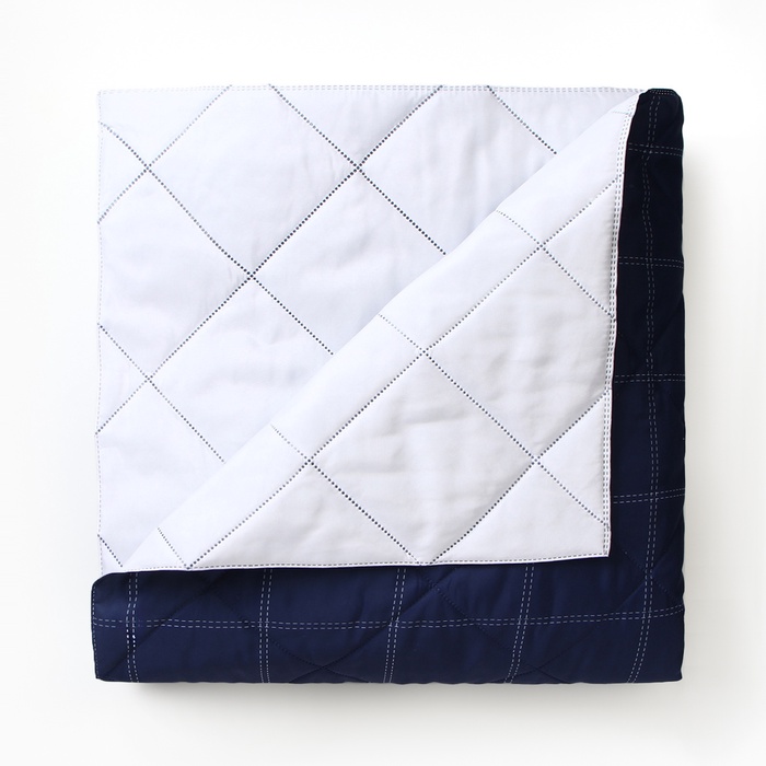 

Покрывало LoveLife 2 сп Cage: dark blue 180х210±5см, микрофайбер, 100% п/э