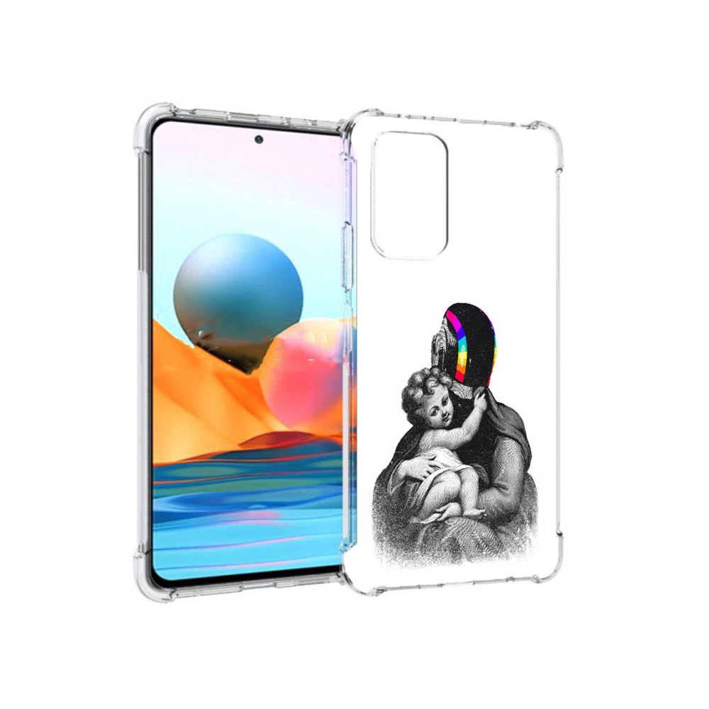 Чехол MyPads Tocco для Xiaomi Redmi Note 10 Pro защитник в шлеме (PT158414.284.350)