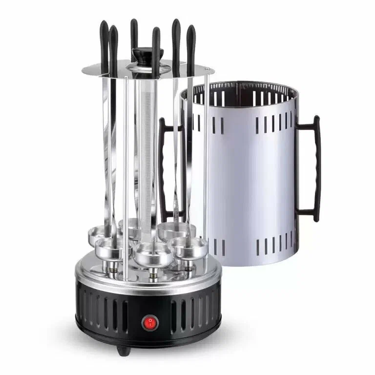 

Электрошашлычница PROLISS 855 серебристый, черный, 855