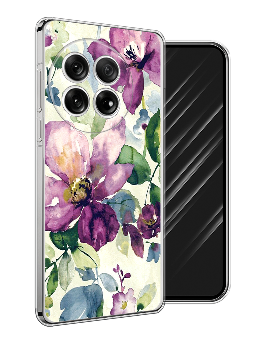 

Чехол Awog на OnePlus 13 "Сиреневые цветы-акварель", Фиолетовый, 155350-1