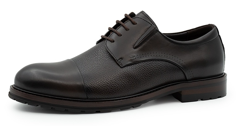 

Туфли мужские Pierre Cardin HM24AW-02A коричневые 43 RU, Коричневый, HM24AW-02A