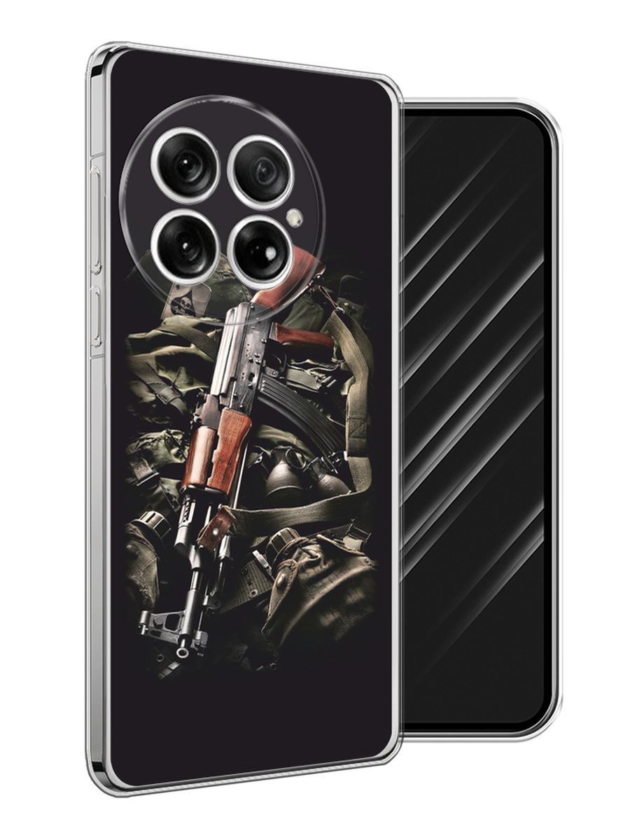 

Чехол Awog на OnePlus 13 "Автомат", Черный;коричневый;серый, 155350-1