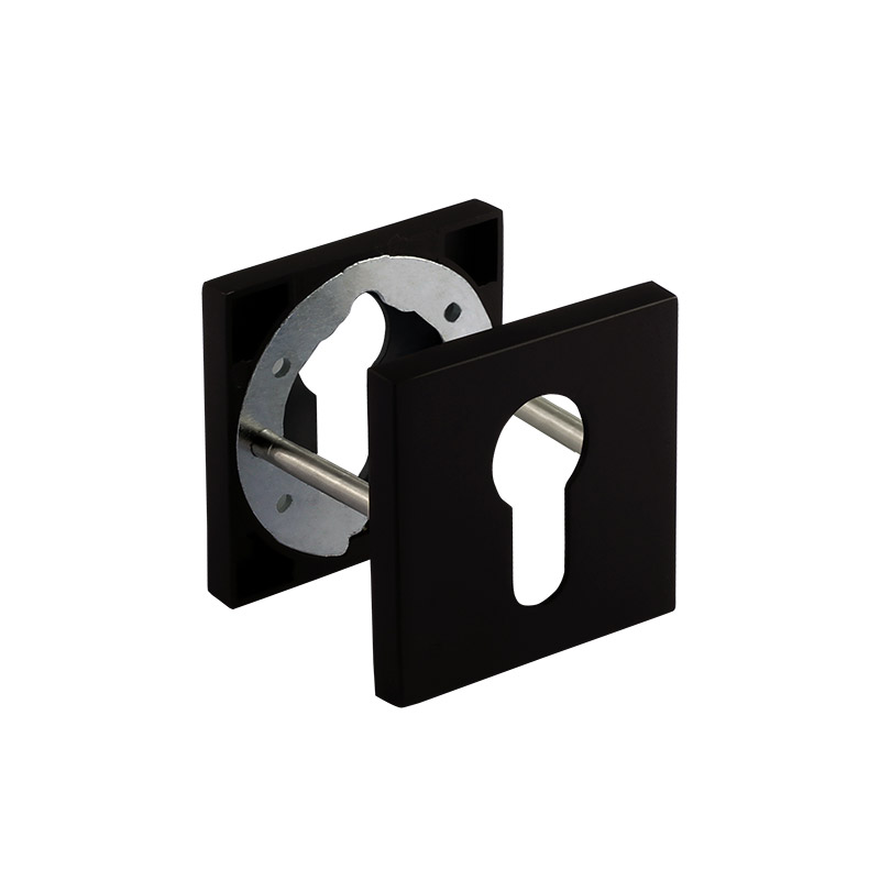 Накладка дверная квадратная под цилиндр Нора-М Slim НК-К черный квадратная металлическая урна комплект агро