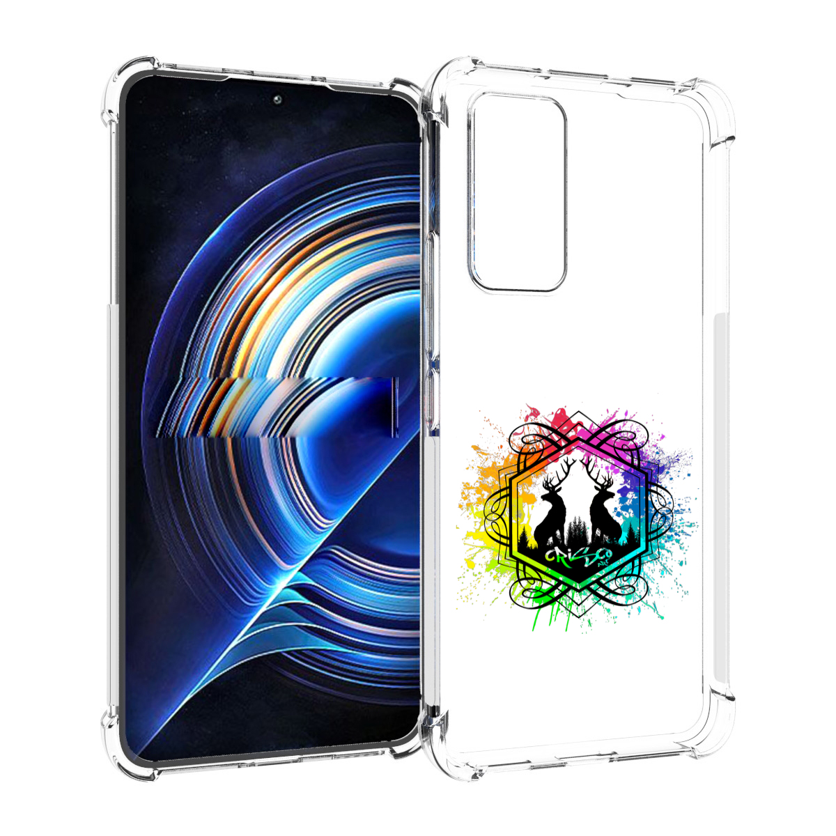 

Чехол MyPads арт-с-оленями для Tecno Camon 19 Neo, Прозрачный, Tocco