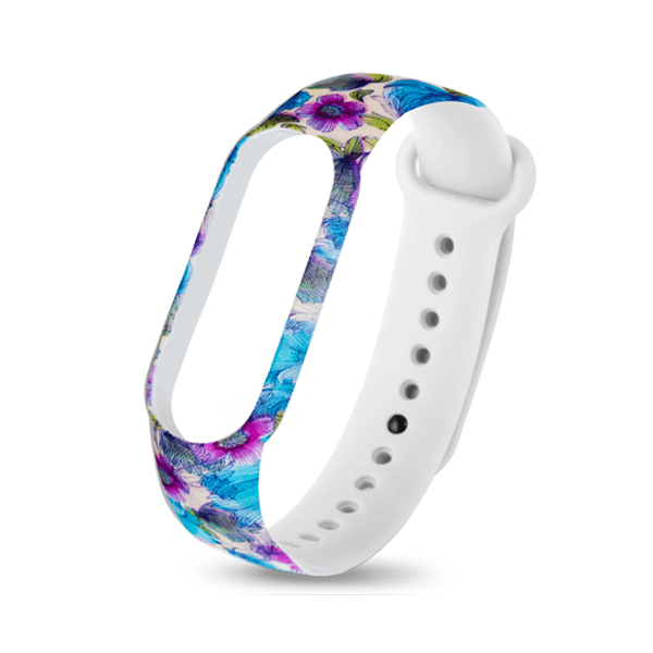 

Ремешок для Mi Band 5 silicon loop, рисунок 4, разноцветный