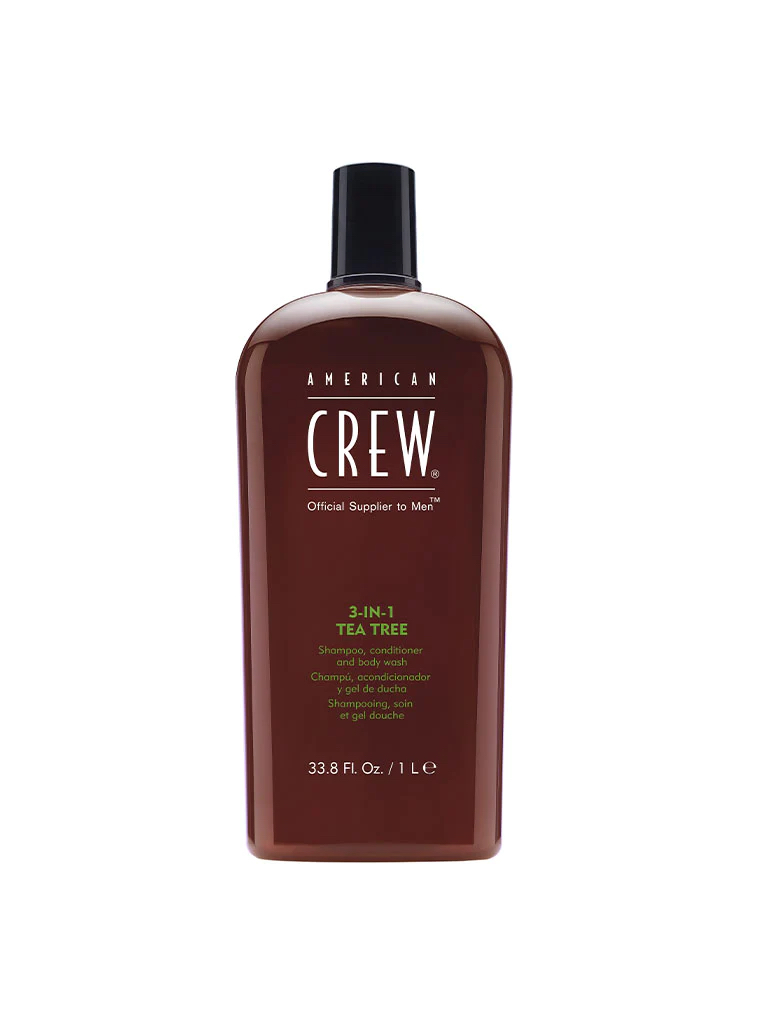 Средство для волос и тела 3 в 1 чайное дерево American Crew 3-IN-1 TEA TREE 1000 мл 2636₽