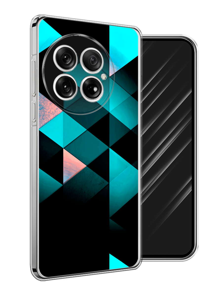 

Чехол Awog на OnePlus 13 "Геометрия 16", Бирюзовый;черный, 155350-1