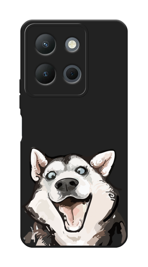 

Чехол Awog на Vivo Y36 4G "Радостный хаски", Белый;голубой;черный, 269252-1