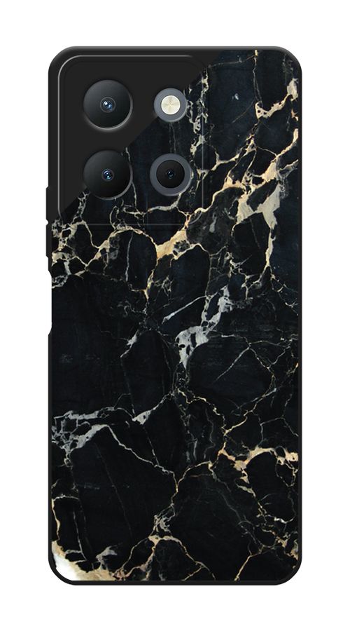 

Чехол Awog на Vivo Y36 4G "Черный мрамор уголок", Черный;золотистый, 269252-1