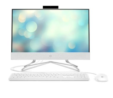 фото Моноблок hp 22-df0106ur 21.5"fhd ryzen 3 3250u/8gb/256gb ssd/dos/k+m/snow white 49m71ea