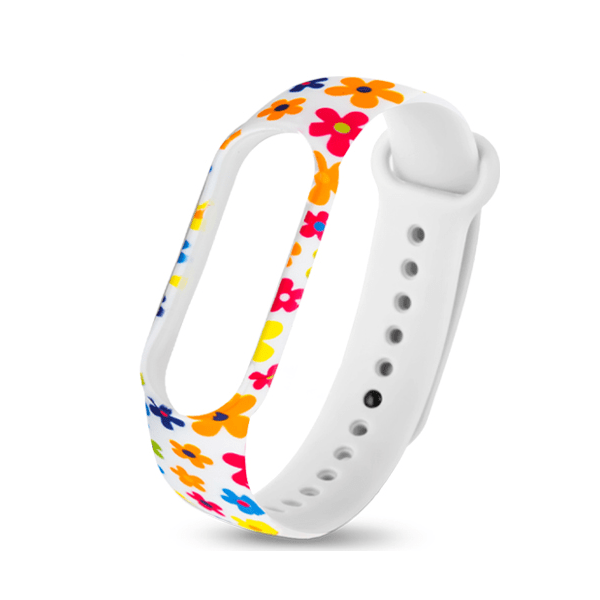 

Ремешок для Mi Band 5 silicon loop, рисунок 6, разноцветный