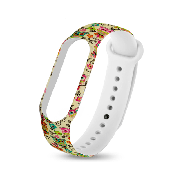 

Ремешок для Mi Band 5 silicon loop, рисунок 9, разноцветный