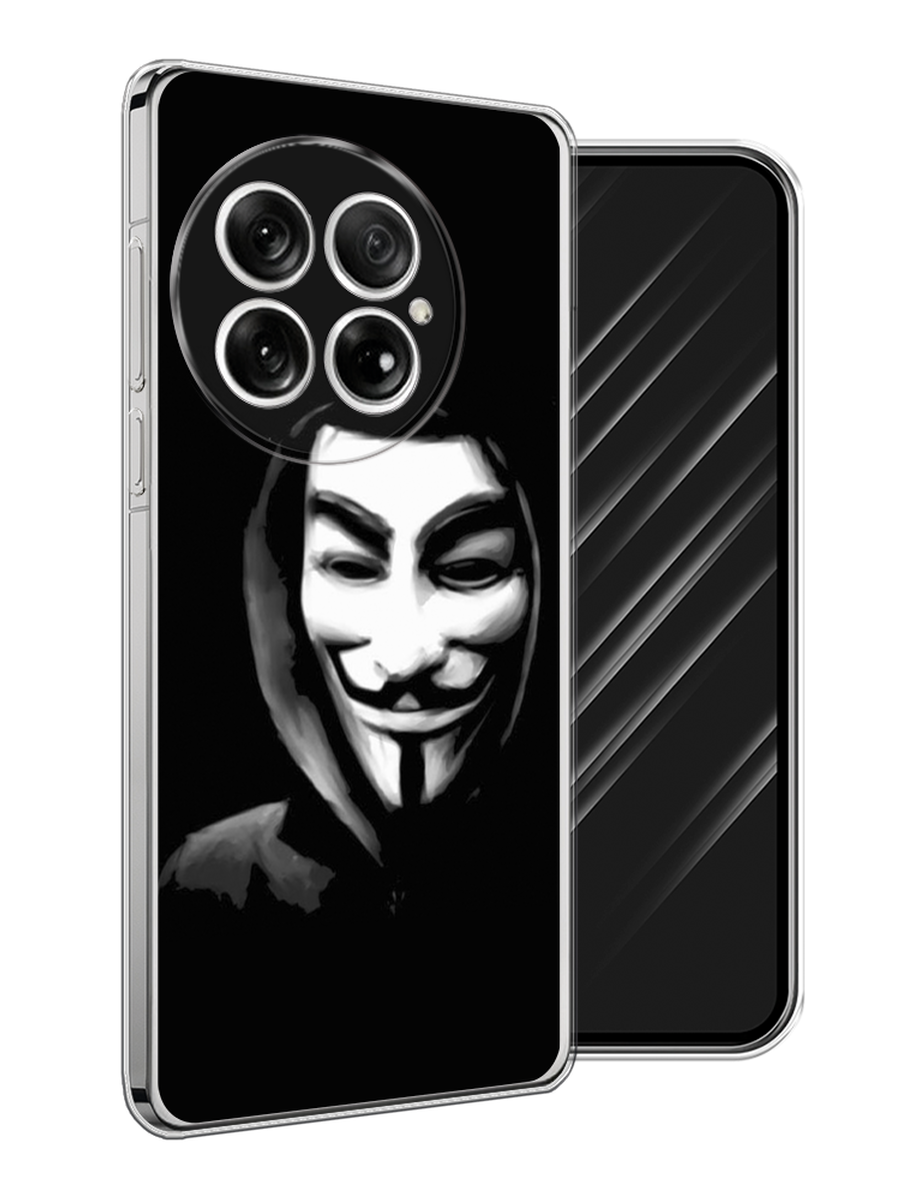 

Чехол Awog на OnePlus 13 "Анонимус", Черный;серый;белый, 155350-1