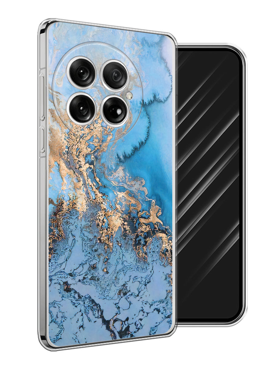

Чехол Awog на OnePlus 13 "Морозная лавина синяя", Серебристый, 155350-1