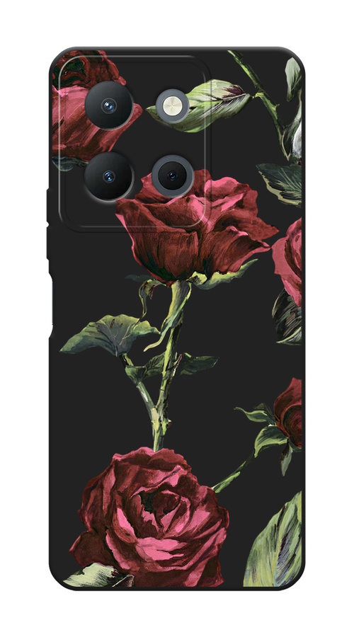 

Чехол Awog на Vivo Y36 4G "Бордовые розы фон", Бордовый, 269252-1