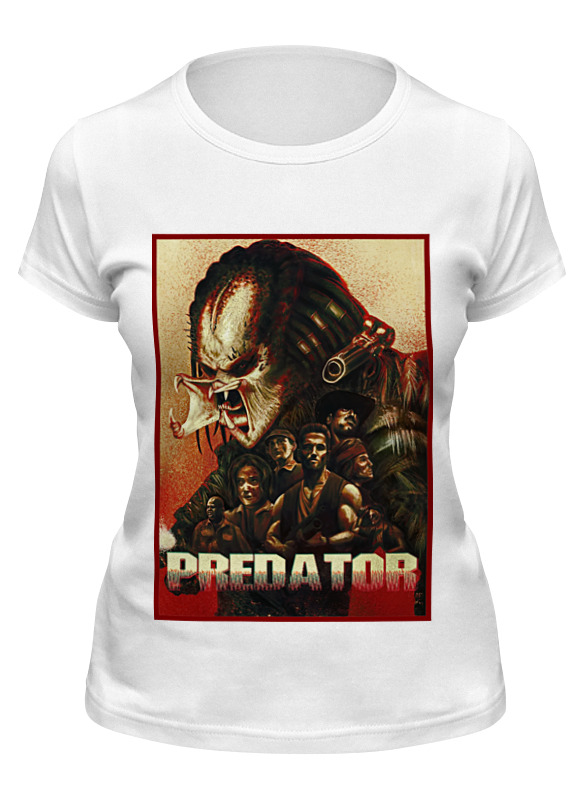 

Футболка женская Printio Predator белая M, Белый, Predator