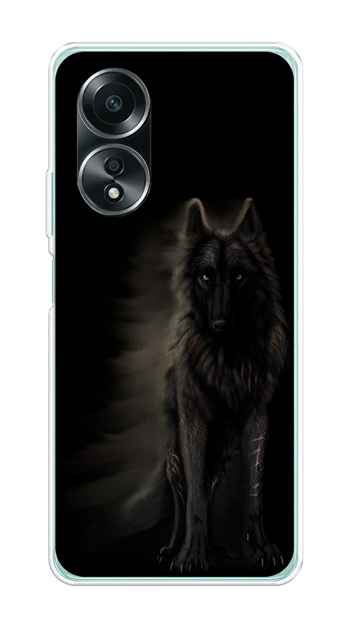 

Чехол на Oppo A58 4G "Туманный волк", Черный, 2514950-1