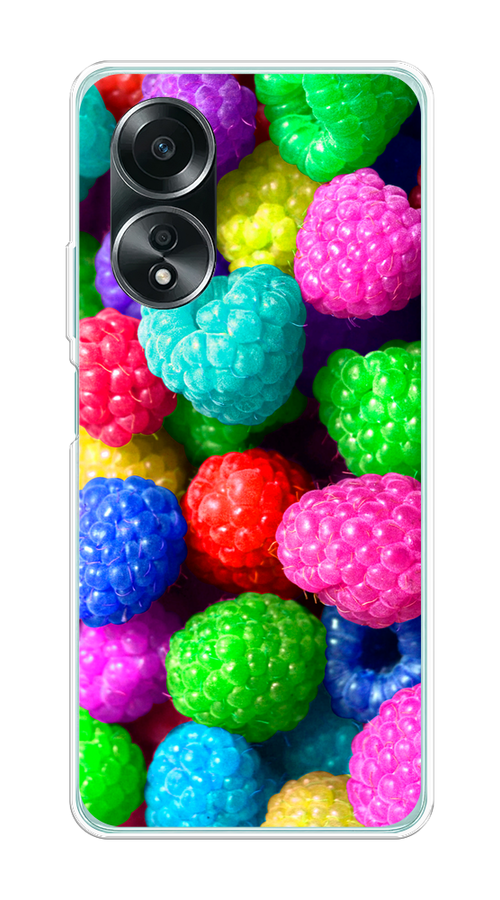 

Чехол на Oppo A58 4G "Леденцовая малина", Фиолетовый;розовый;зеленый, 2514950-1