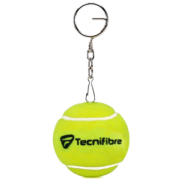 фото Брелок унисекс tecnifibre key ring tennis ball yellow