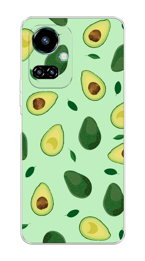 

Чехол на Tecno Camon 19/19 Pro 4G "Blue avocado", Коричневый;зеленый, 301650-1