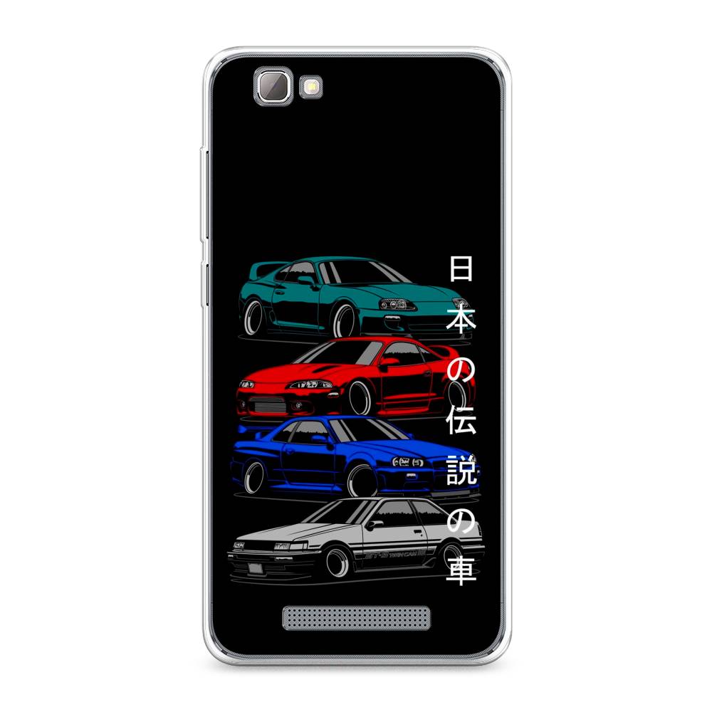

Чехол Awog на ZTE Blade A610 / ЗТЕ Блэйд A610 "JDM Legend cars", Разноцветный, 130950-5