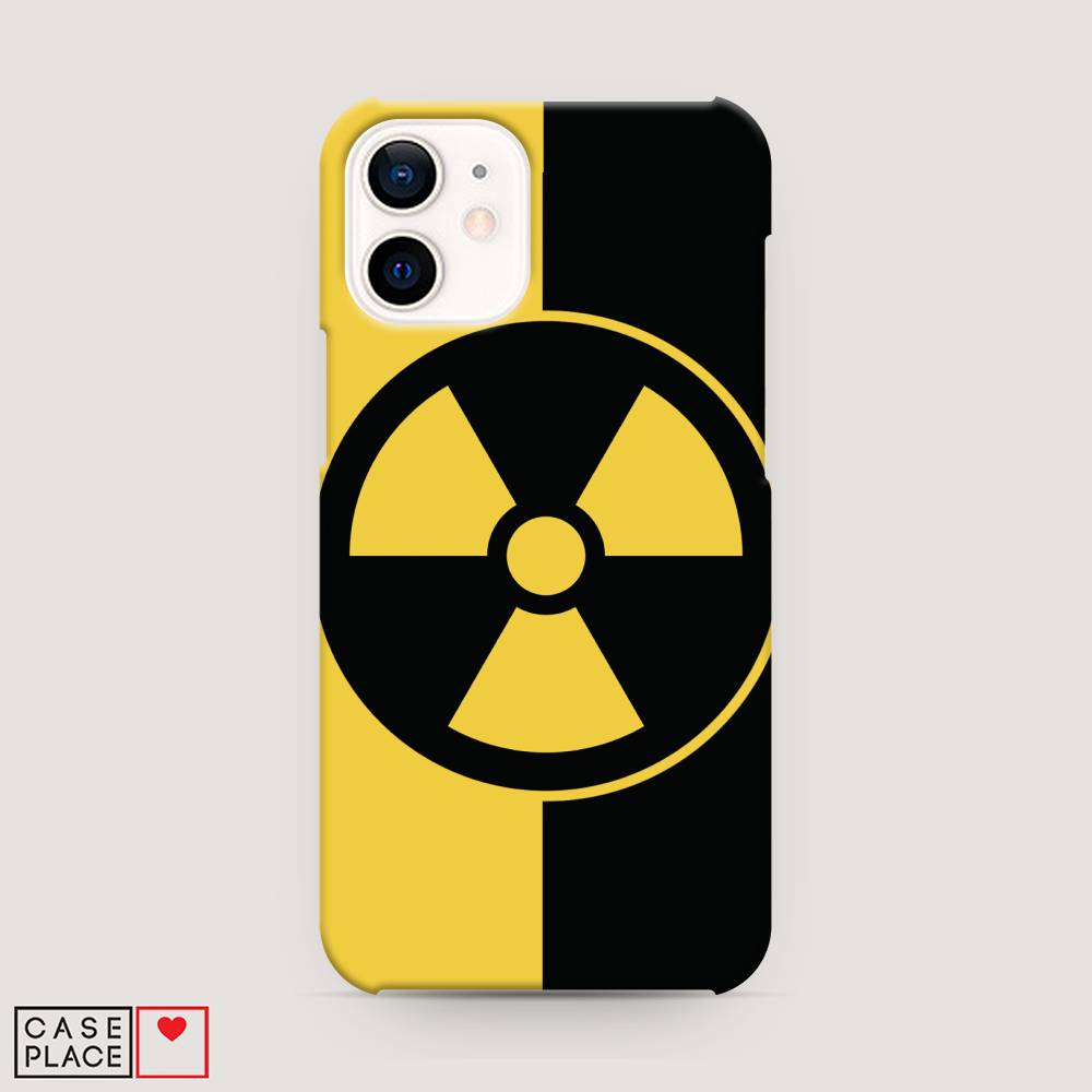 

Пластиковый чехол "Эмблема черно-желтая" на Apple iPhone 12 mini, 12620-7