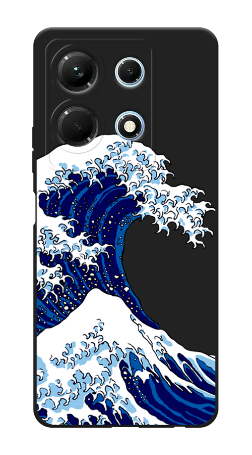 

Чехол Awog на Infinix Note 30 4G "Волна в Канагаве", Синий;белый, 3104652-1