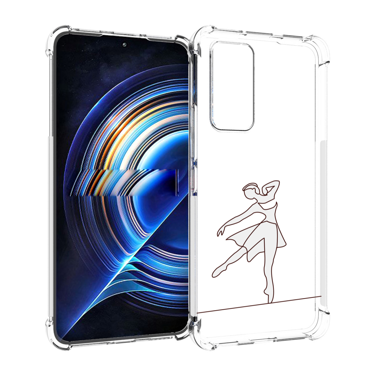 

Чехол MyPads балерина-белая для Tecno Camon 19 Neo, Прозрачный, Tocco