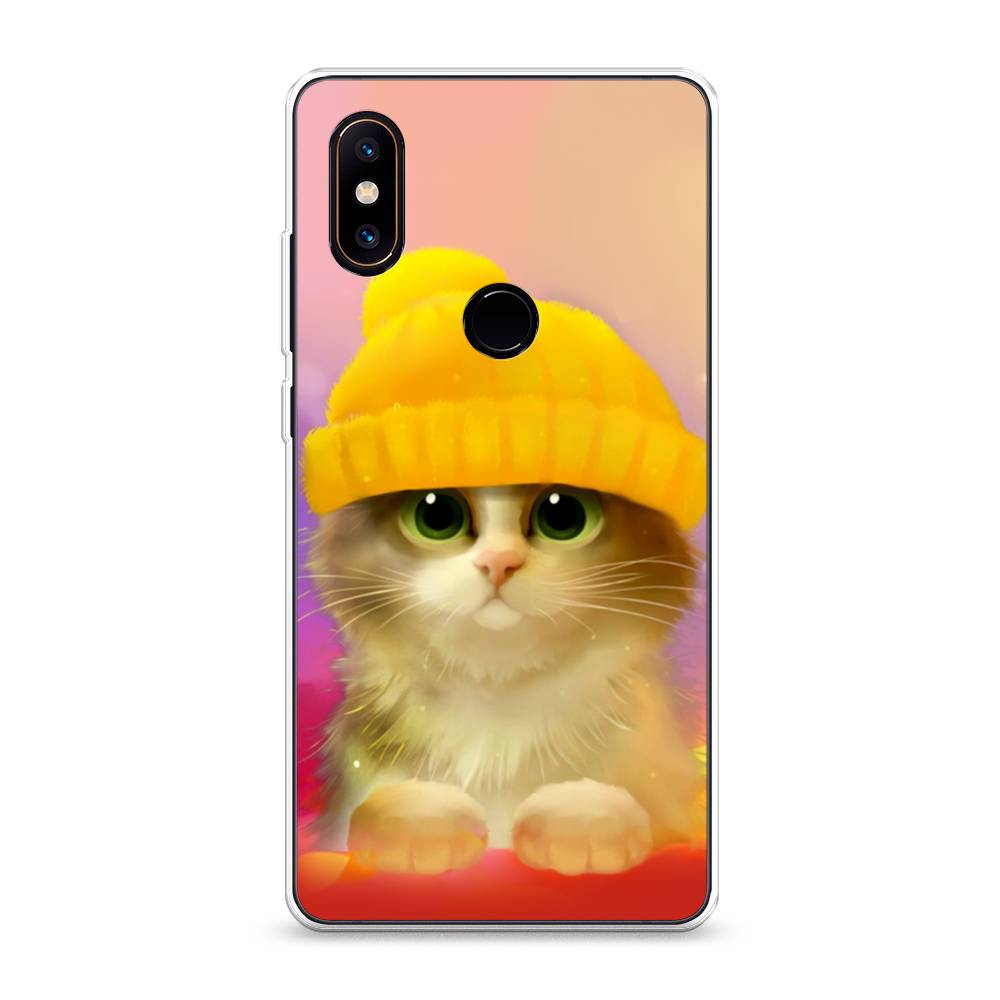 

Чехол Awog на Xiaomi Mi Mix 2S "Котенок в желтой шапке", Разноцветный, 33450-2