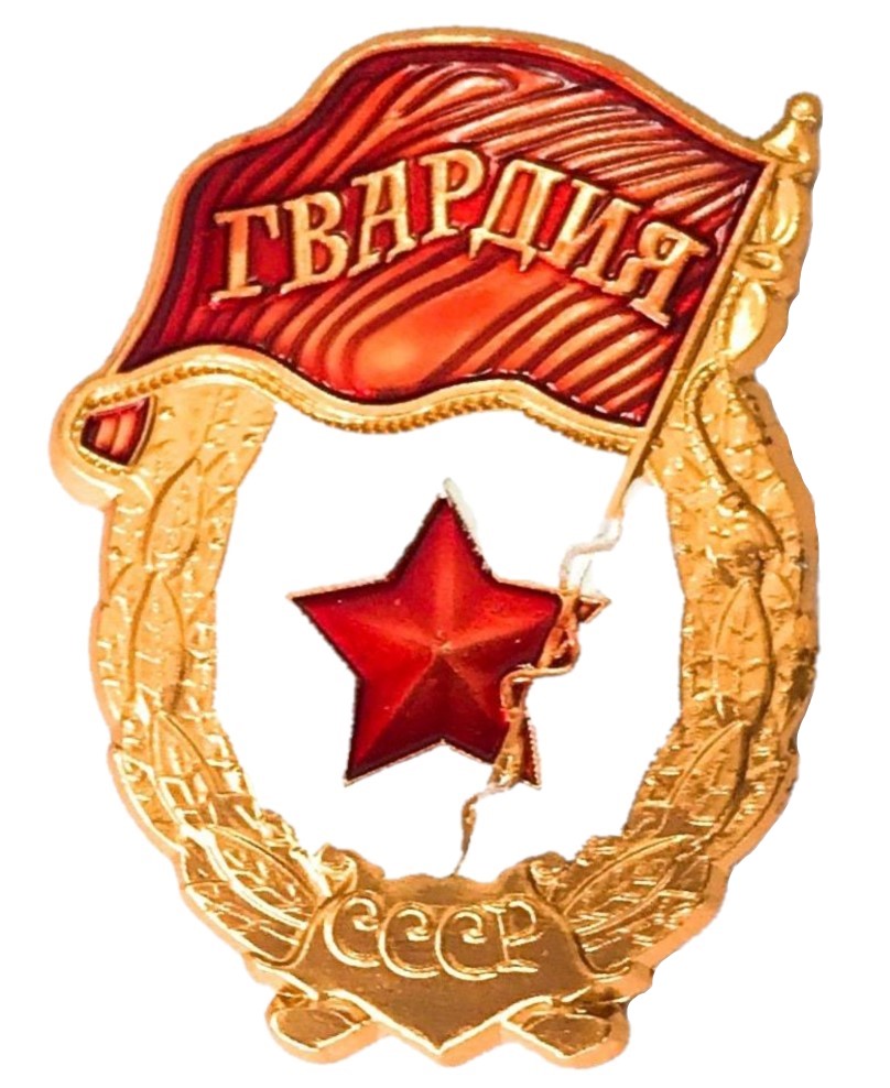 

Значок Гвардия малый Фабрика Бока fb2766, fb2766
