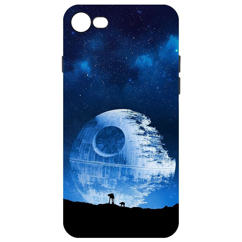 

Чехол-накладка Krutoff Soft Case Звездные Войны. Звезда смерти для iPhone 7/8 черный