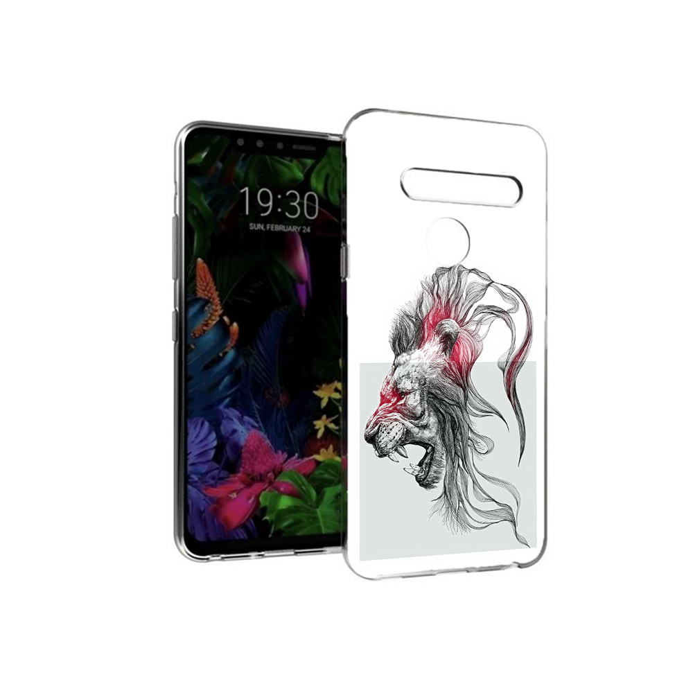 

Чехол MyPads Tocco для LG G8 разъяренный лев (PT135945.76.576), Tocco