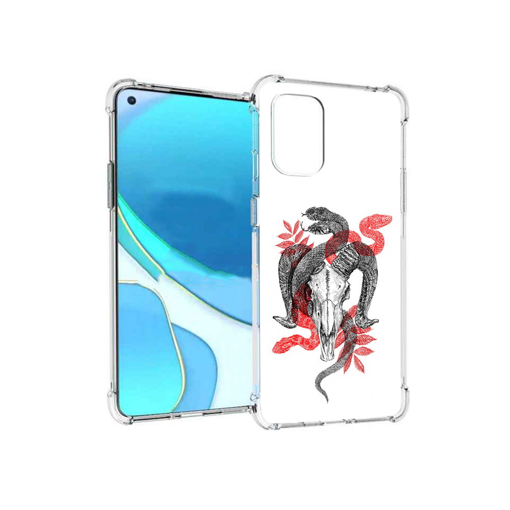 

Чехол MyPads Tocco для OnePlus 8T змея в черепе рисунок (PT155529.137.365), Tocco