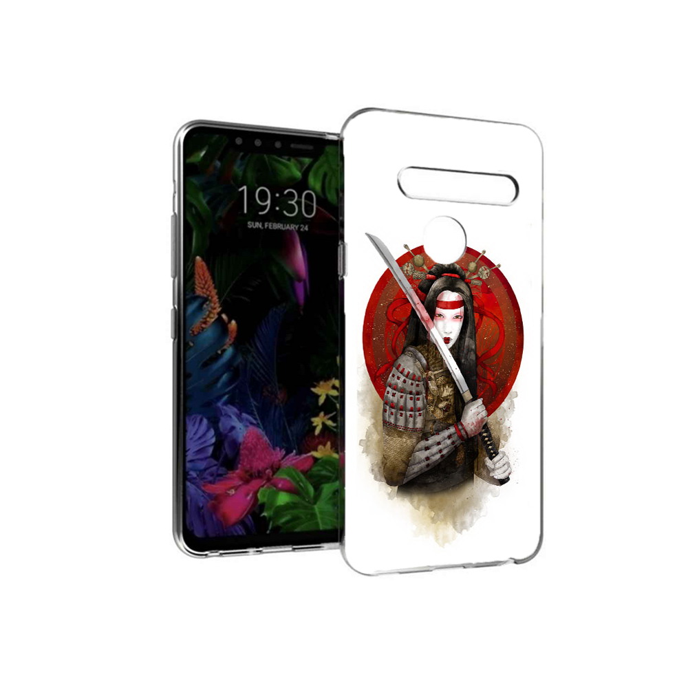

Чехол MyPads Tocco для LG G8 рисованная девушка с катаной (PT135945.76.580), Tocco