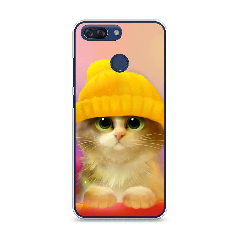 

Чехол Awog на ZTE Blade V9 Vita / ЗТЕ Блэйд V9 Vita "Котенок в желтой шапке", 132550-2