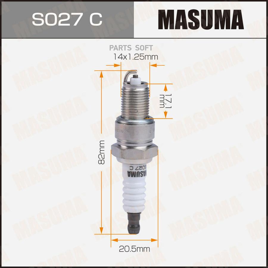 

Свеча зажигания MASUMA S027C 1шт
