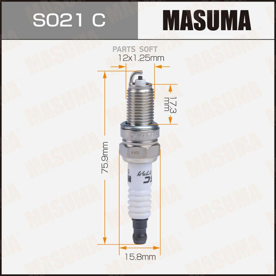 

Свеча зажигания MASUMA S021C 1шт